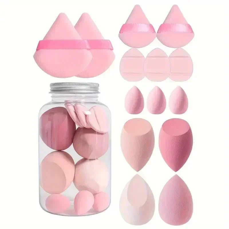 Makeup Sponge Set 12 To 14 Pieces Cosmetic Puff Blenders