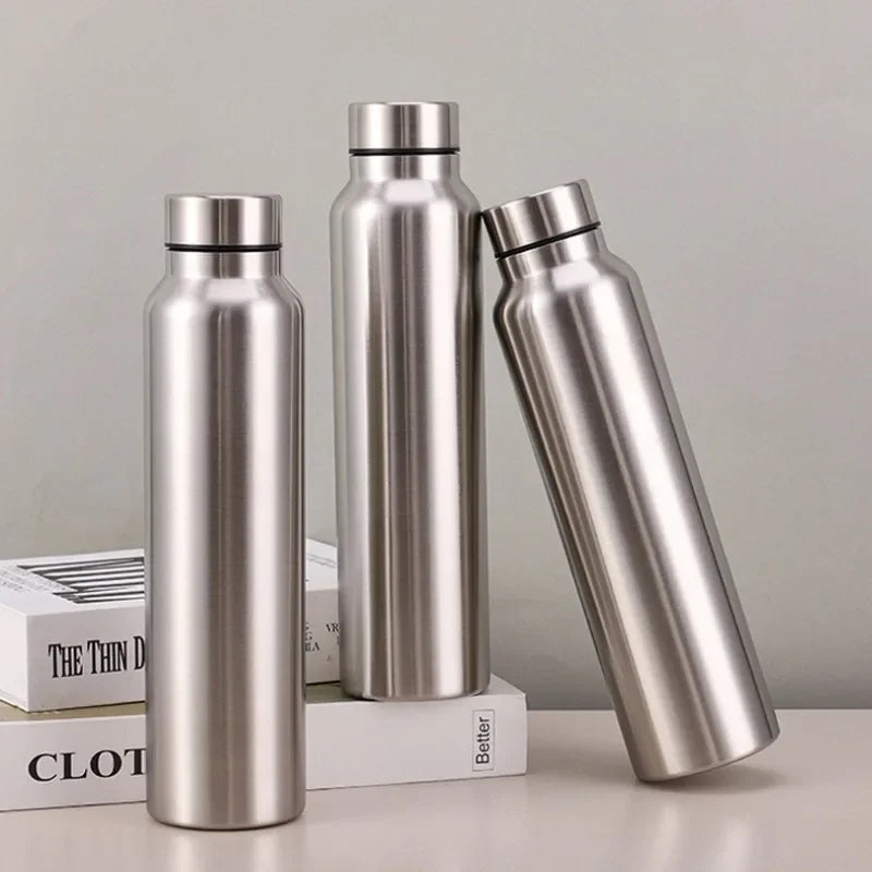 Stainless Steel Sport Water Bottle Vacuum Flask For Outdoor Use