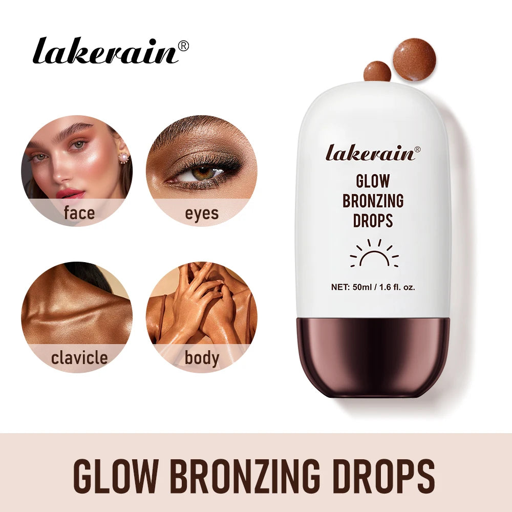 Ibcccndc Glow Bronzing Drops Hydrating Liquid Bronzer Serum