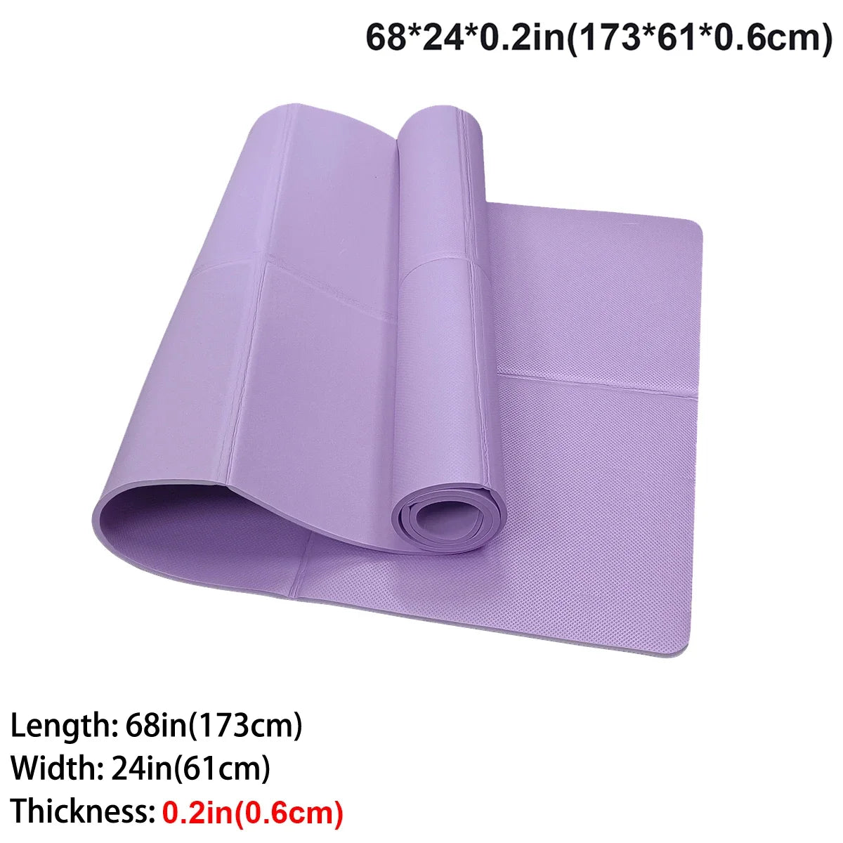 Foldable Yoga Mat Eco Friendly EVA Folding Travel Fitness Mat
