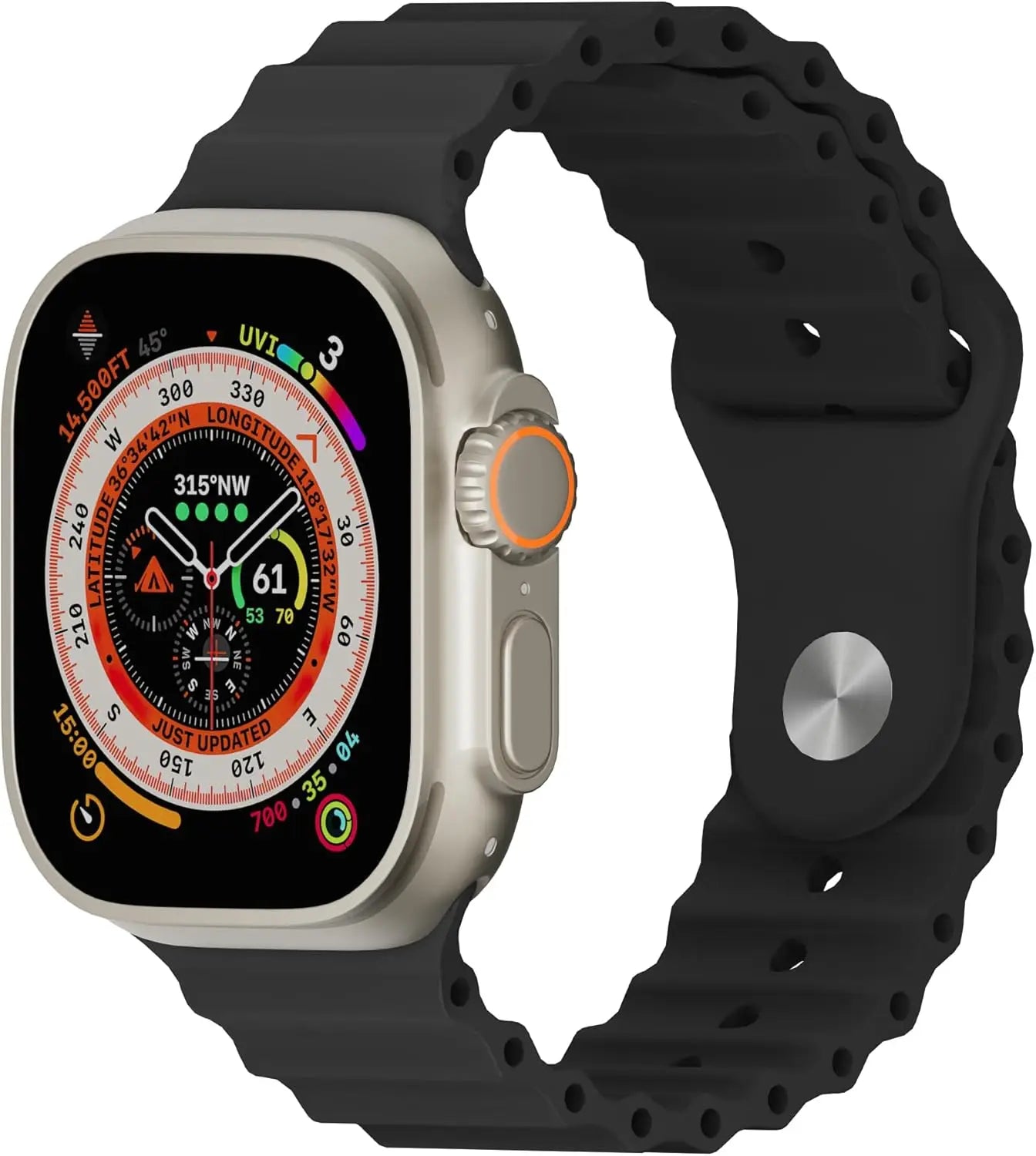 Smartwatch With 7 Bands Case Bluetooth Calling Fitness Tracker