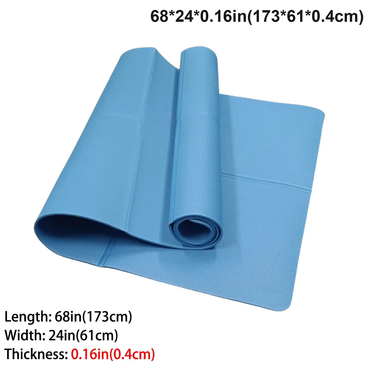Foldable Yoga Mat Eco Friendly EVA Folding Travel Fitness Mat