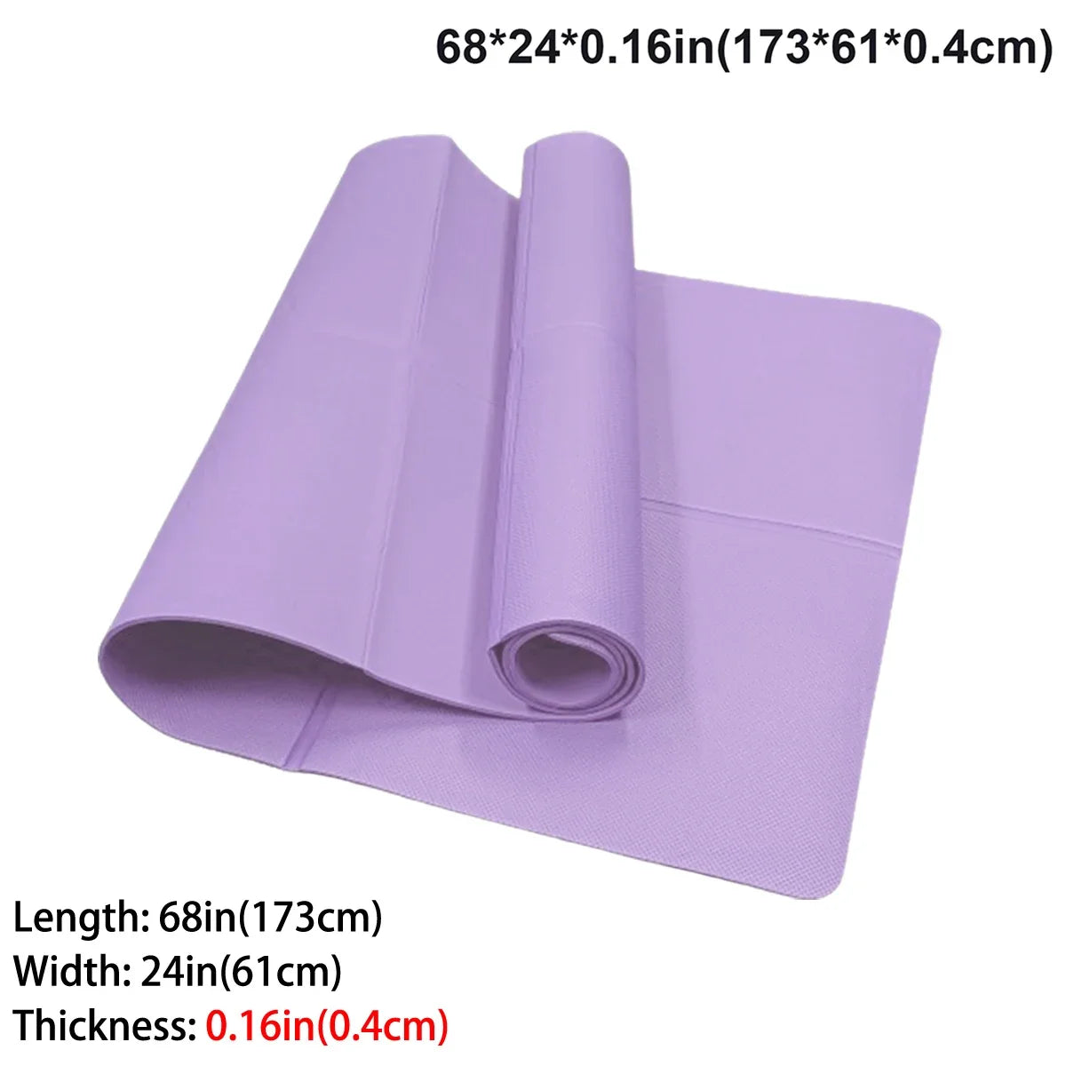 Foldable Yoga Mat Eco Friendly EVA Folding Travel Fitness Mat