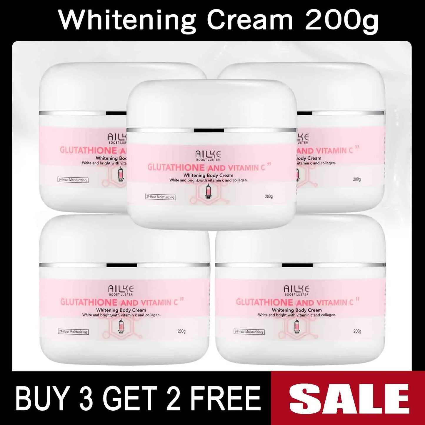 AILKE Vitamin C Glutathione Brightening Facial Lotion