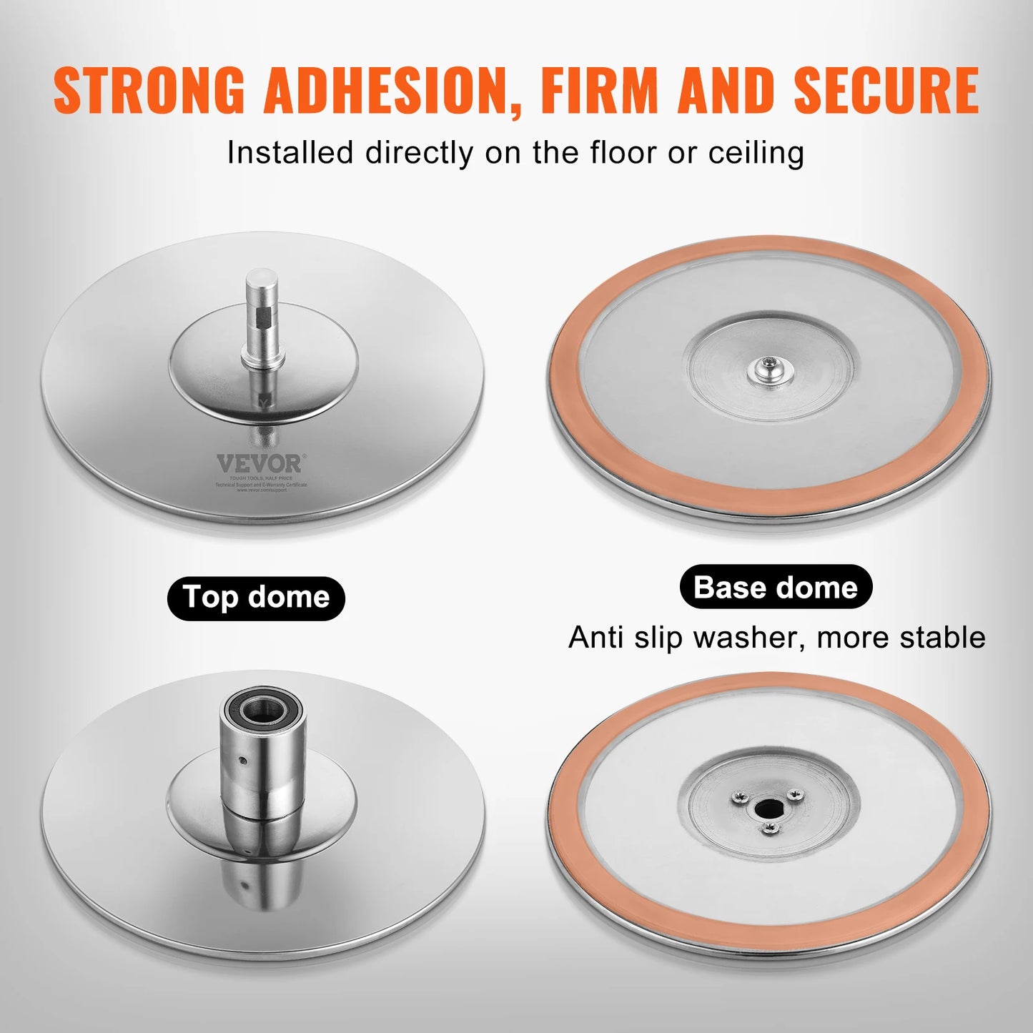 SucceBuy Stainless Steel Dancing Pole Kit Spinning and Static