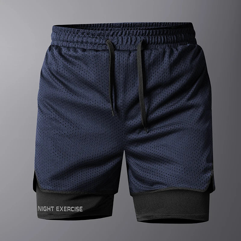 Men Outdoor Basketball Shorts Loose Mesh Quick Dry Breathable