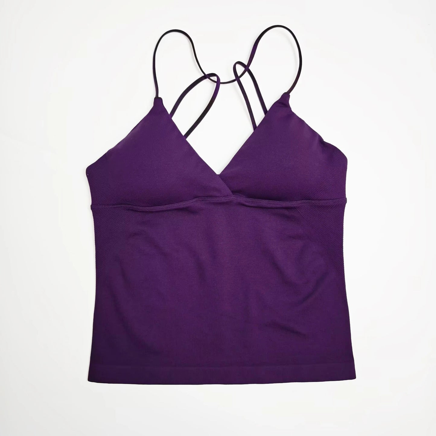 NCLAGEN Vision Twist Front Longline Seamless Yoga Tank Top Women