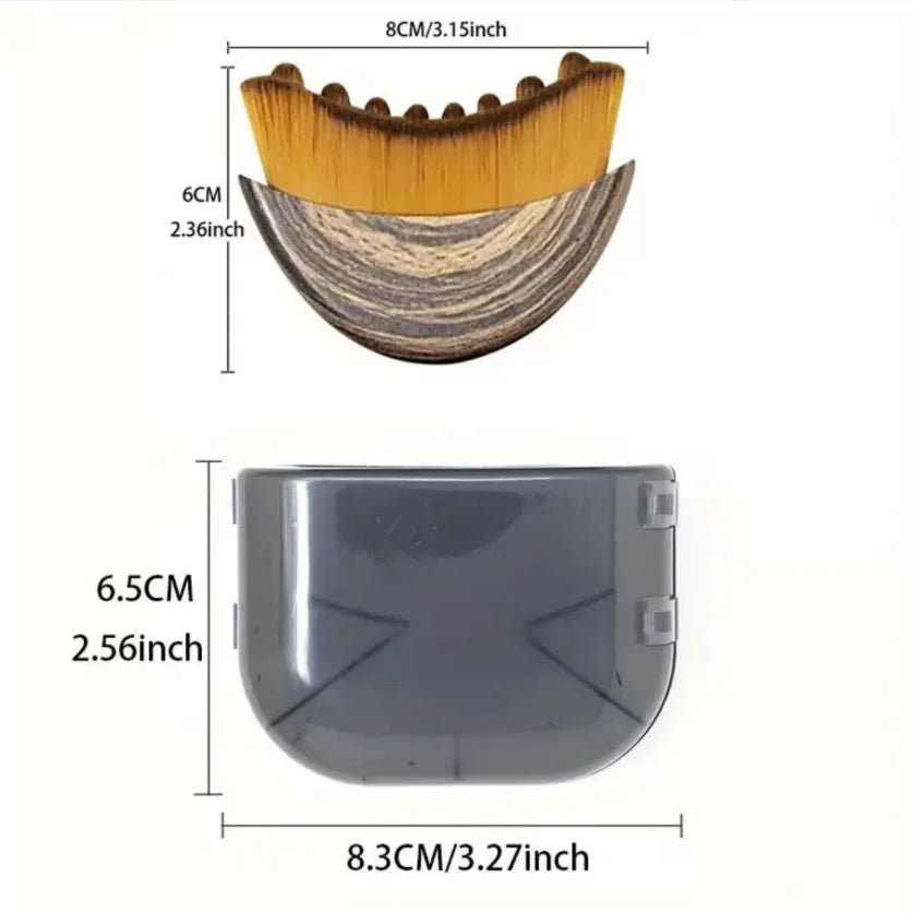 Portable Face and Neck Massage Brush for Facial Contour Sculpting