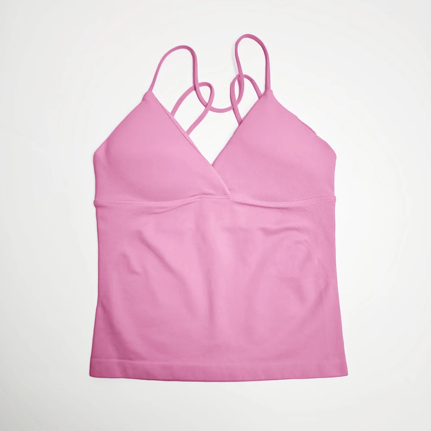 NCLAGEN Vision Twist Front Longline Seamless Yoga Tank Top Women