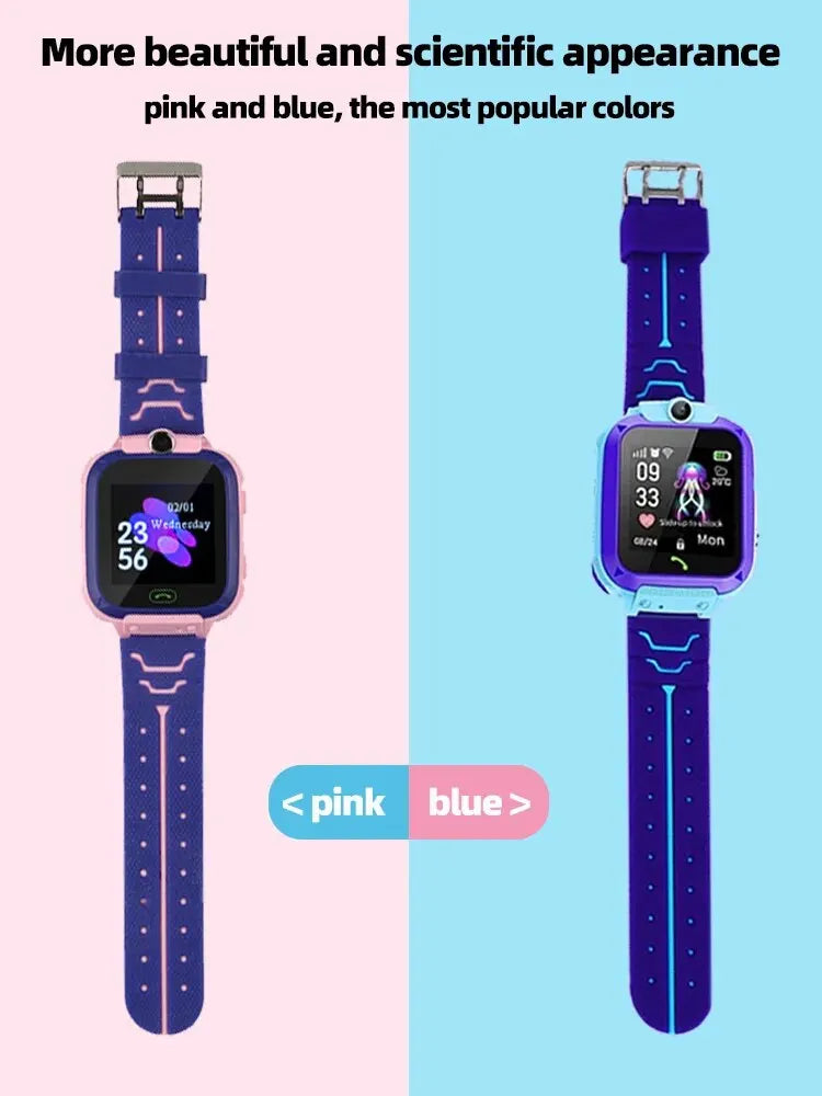 Q12 Kids Smartwatch 2G Call Phone With GPS SOS Waterproof