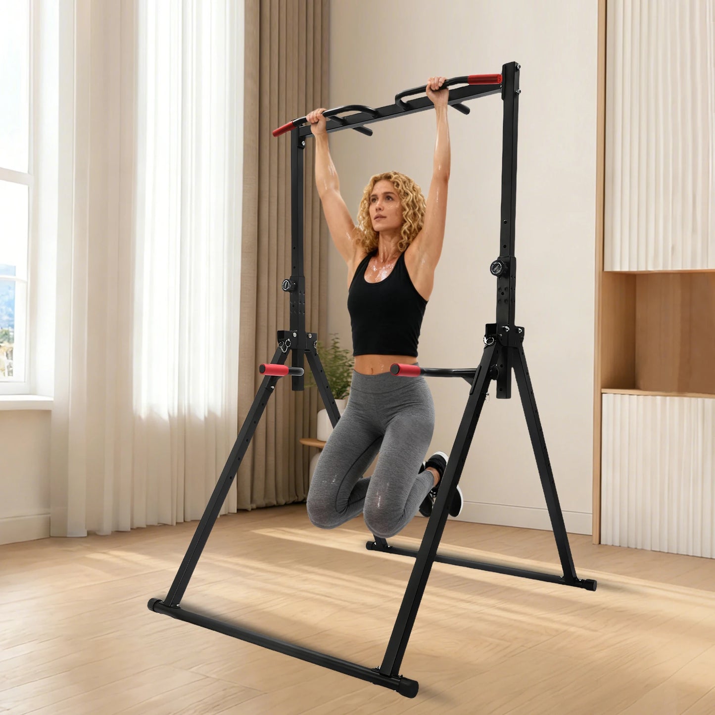 Adjustable Pull Up Bar With 200kg Load Capacity For Gym