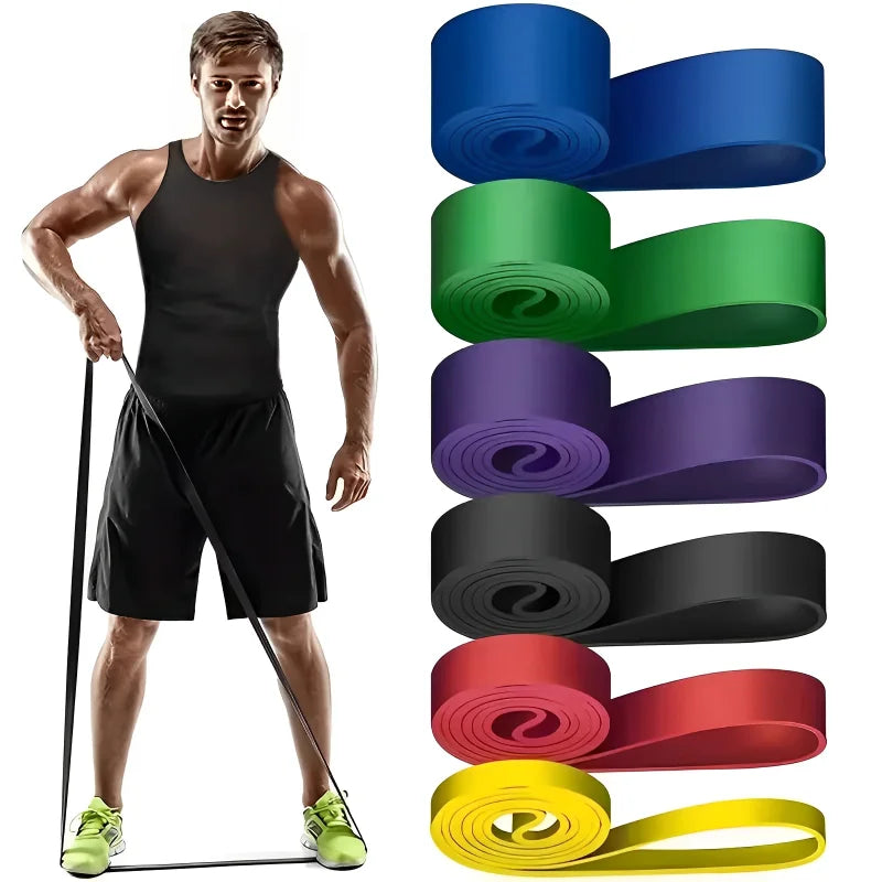 Elastic Resistance Band Set Tpe For Strength Training And Yoga