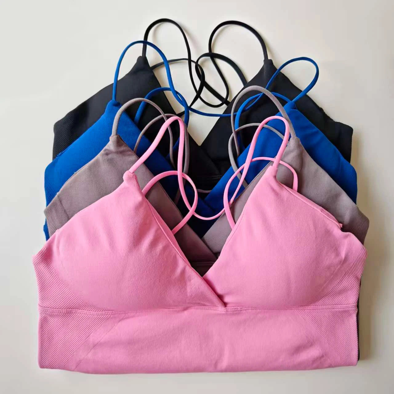 NCLAGEN Vision Twist Front Longline Seamless Yoga Tank Top Women