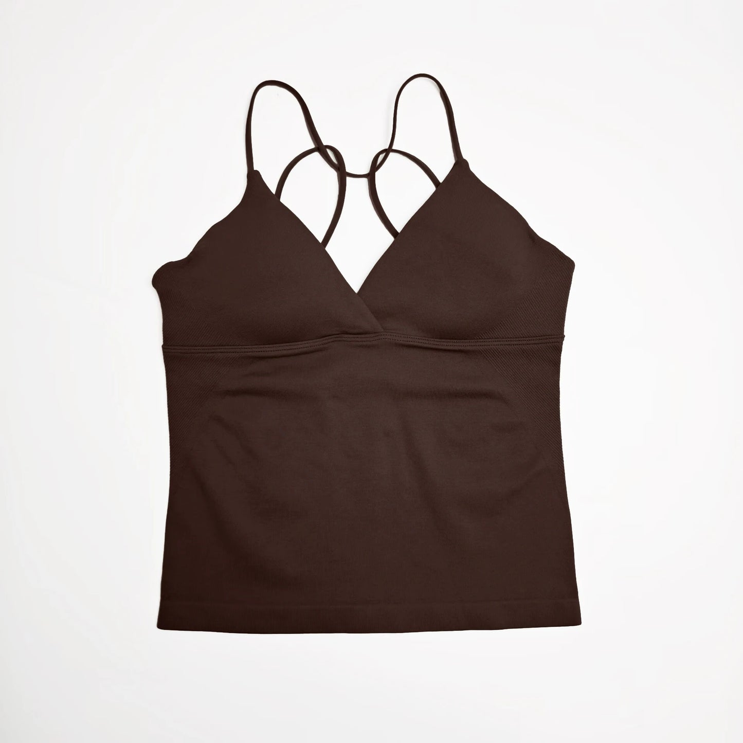 NCLAGEN Vision Twist Front Longline Seamless Yoga Tank Top Women
