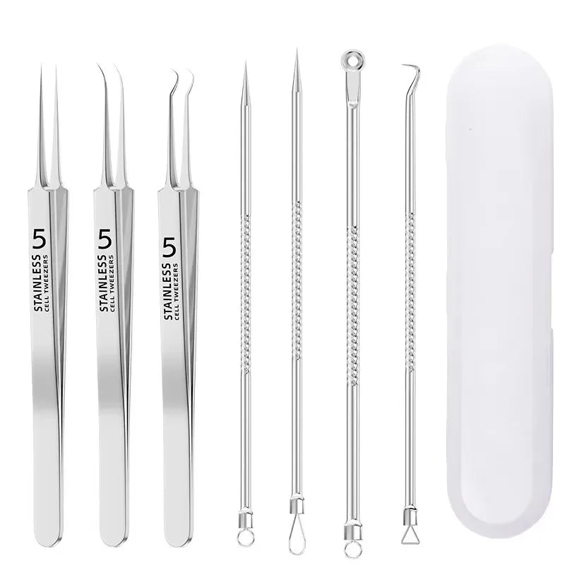 Stainless Steel Skin Care Tool Set For Blackhead And Pimple