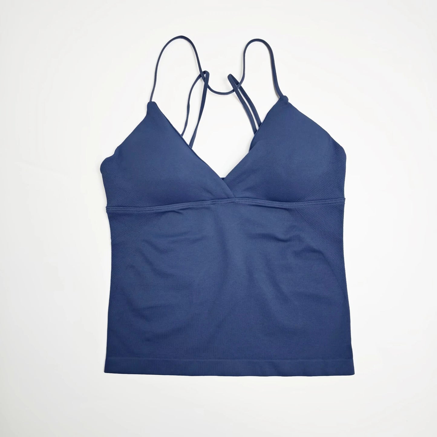 NCLAGEN Vision Twist Front Longline Seamless Yoga Tank Top Women