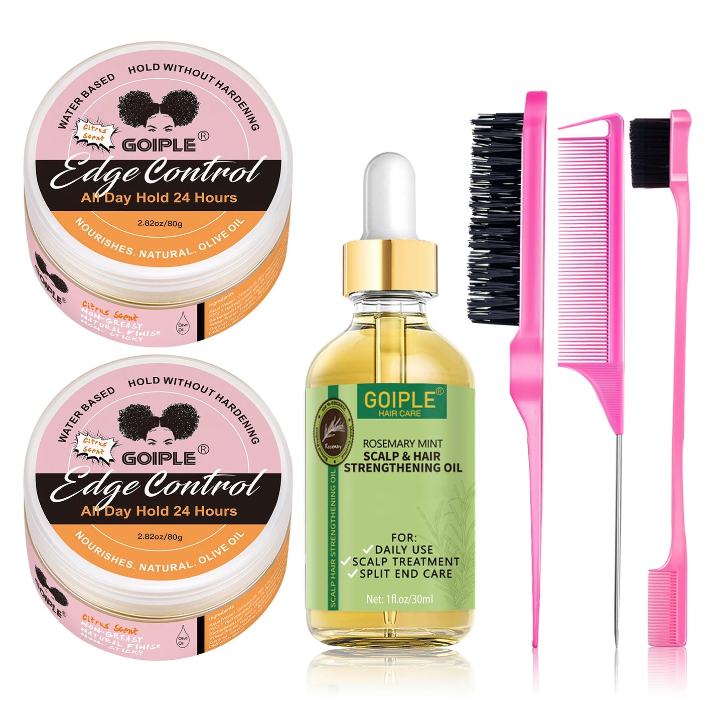 Edge Control Wax With Rosemary Oil For Strong Hold Frizz