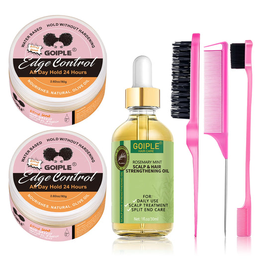 Edge Control Wax With Rosemary Oil For Strong Hold Frizz