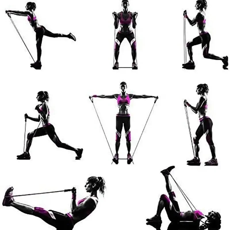Resistance Bands With Handles For Home Gym Strength Training