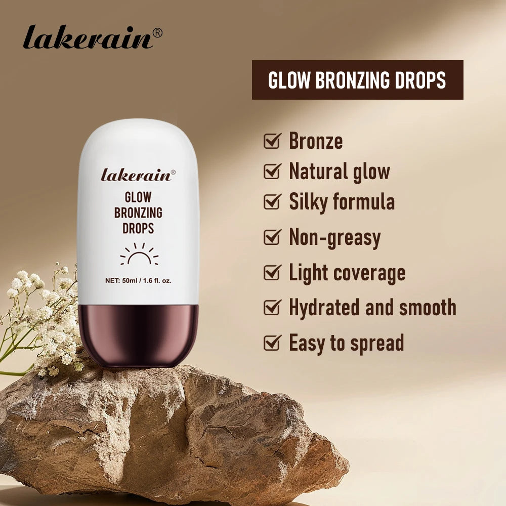Ibcccndc Glow Bronzing Drops Hydrating Liquid Bronzer Serum