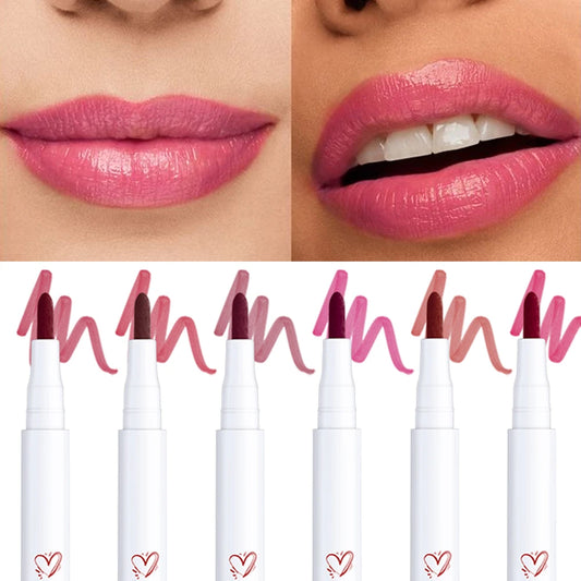 Ibcccndc Lip Stain Lip Liner Pen Waterproof Matte Lipstick