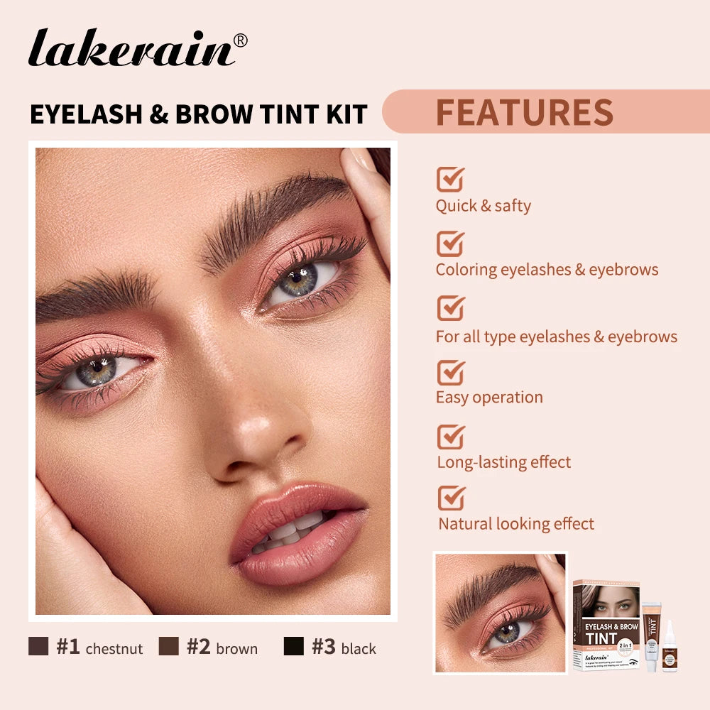 Ibcccndc 2in1 Lash Lift Tint Kit Waterproof Mascara Brow Lamination