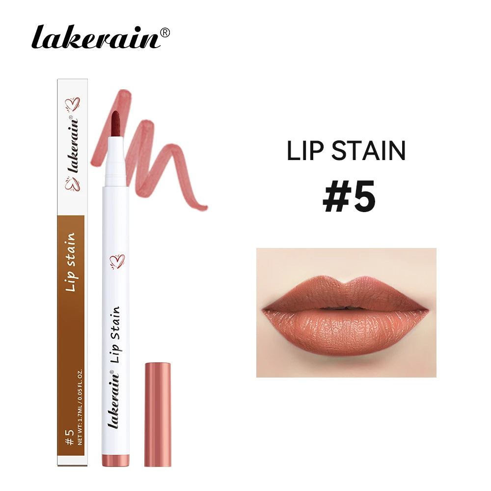 Ibcccndc Lip Stain Lip Liner Pen Waterproof Matte Lipstick