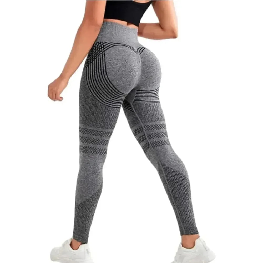 Cellulite 3D Leggings For Women High Waist Tummy Control Gym