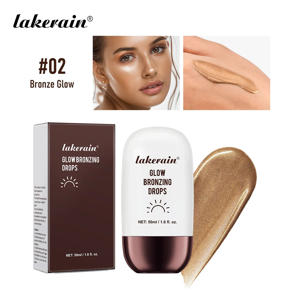 Ibcccndc Glow Bronzing Drops Hydrating Liquid Bronzer Serum