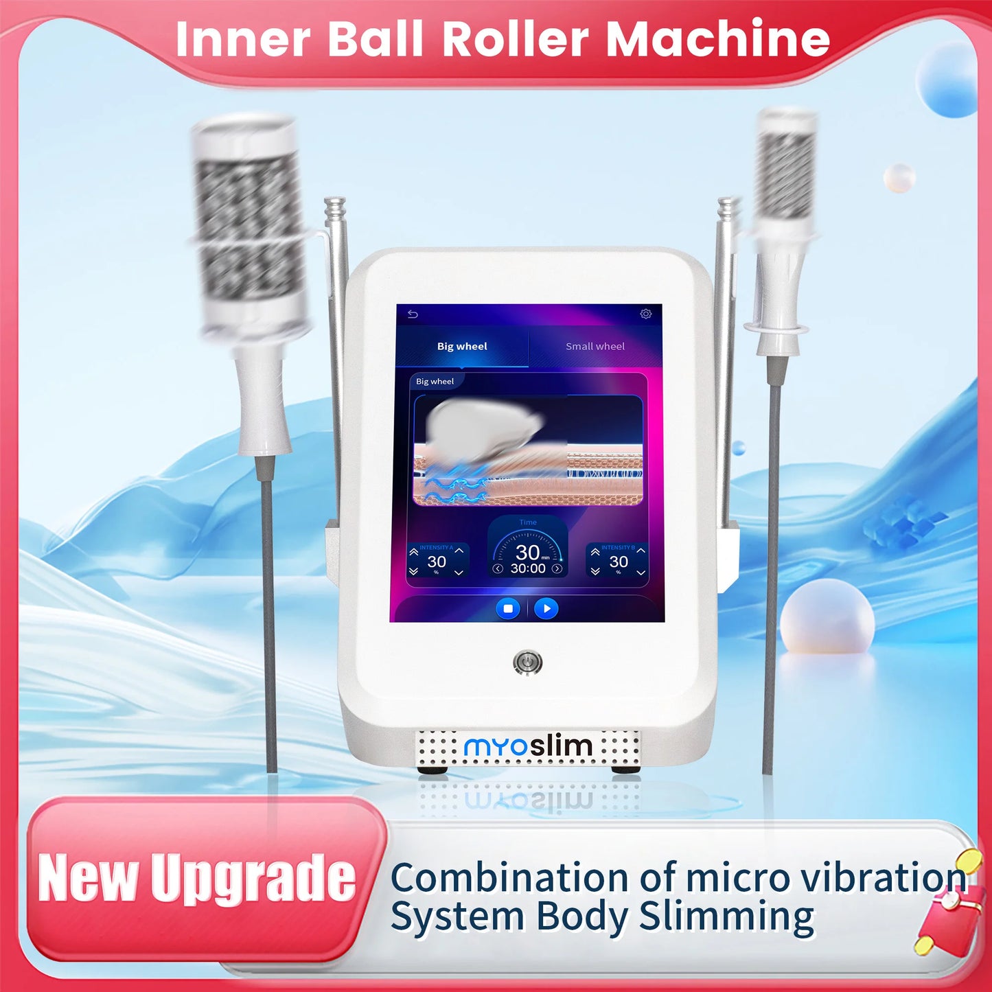 MYOSLIM 360 Degree Infrared Vacuum Roller Massage Device