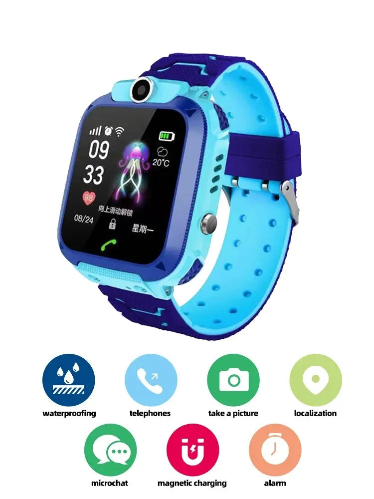 Q12 Kids Smartwatch 2G Call Phone With GPS SOS Waterproof