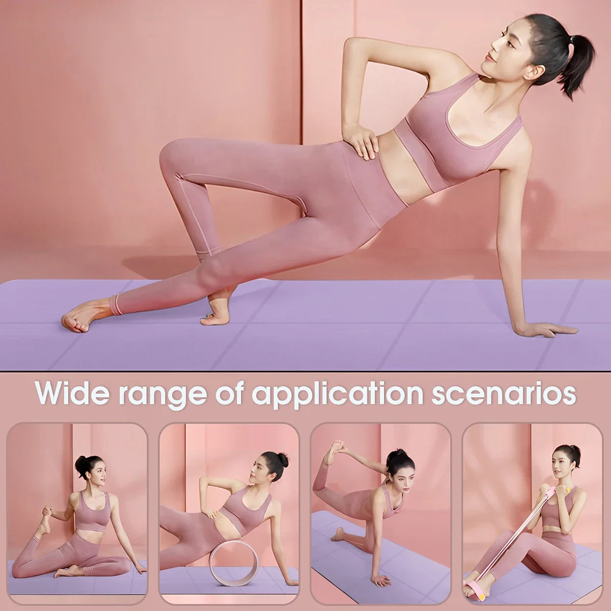 Foldable Yoga Mat Eco Friendly EVA Folding Travel Fitness Mat