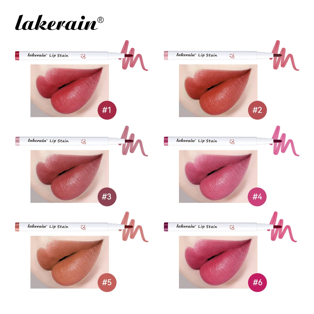 Ibcccndc Lip Stain Lip Liner Pen Waterproof Matte Lipstick