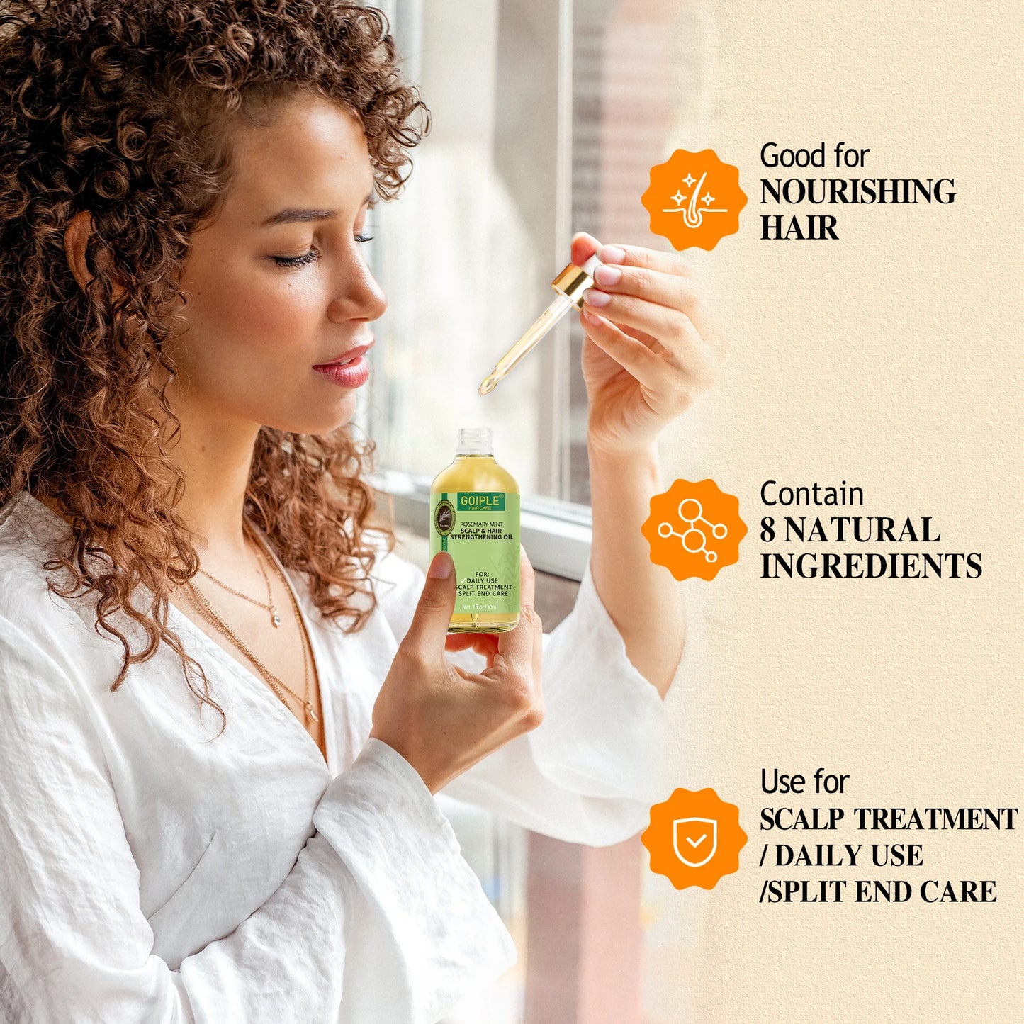Edge Control Wax With Rosemary Oil For Strong Hold Frizz