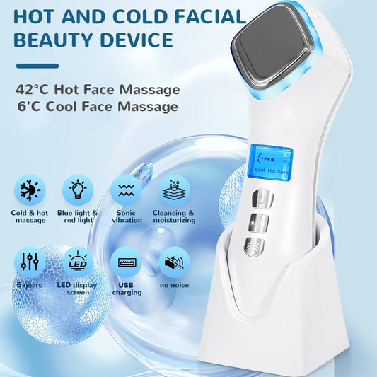 CMH Hot Cold Facial Massager With Light Therapy At Home