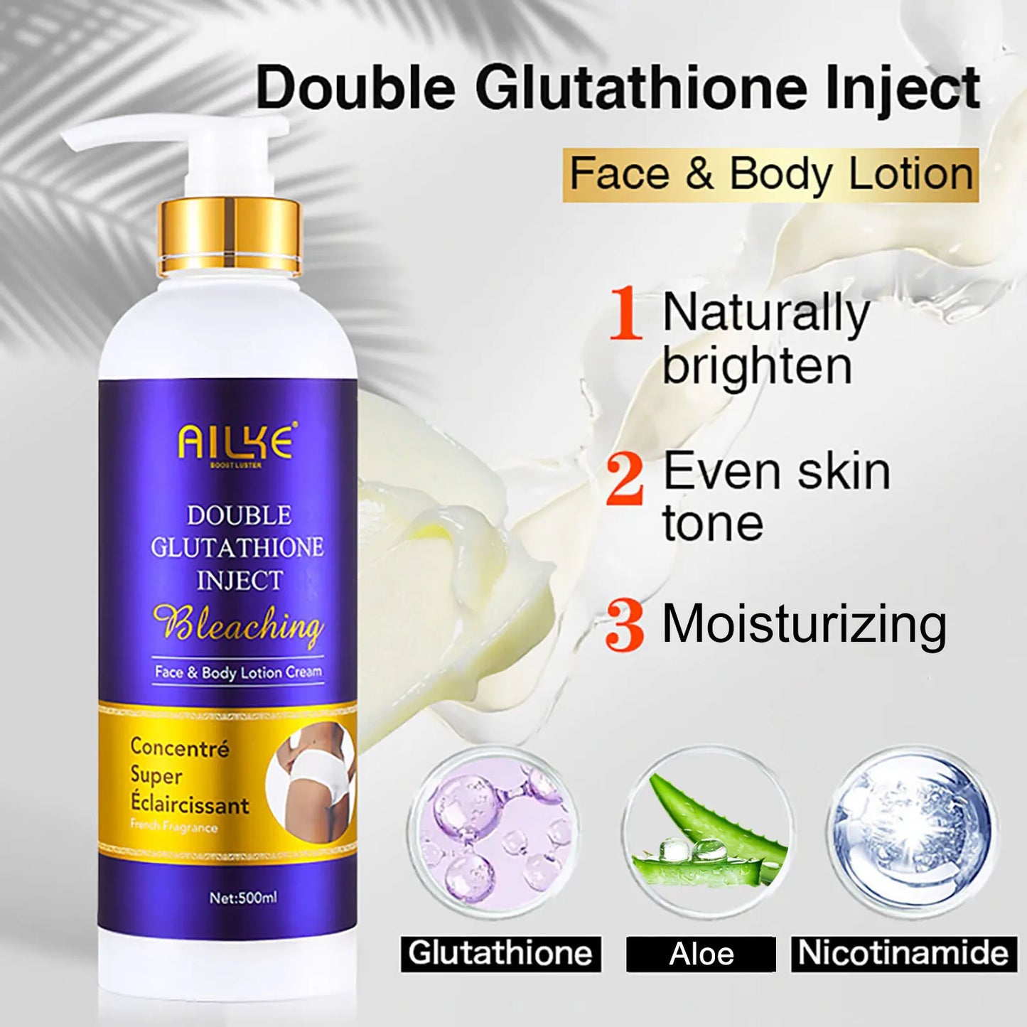 AILKE Whitening Skin Care With Double Glutathione Niacinamide