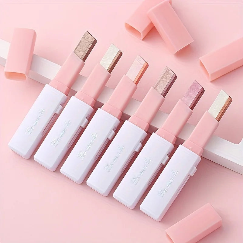 2-Pack Dual-Tone Eye Shadow Stick Waterproof Long-Lasting