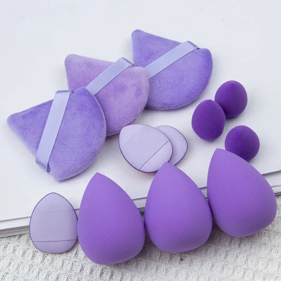 Makeup Sponge Set 12 To 14 Pieces Cosmetic Puff Blenders