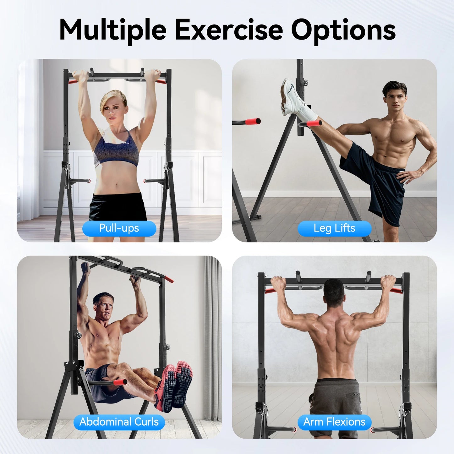 Adjustable Pull Up Bar With 200kg Load Capacity For Gym