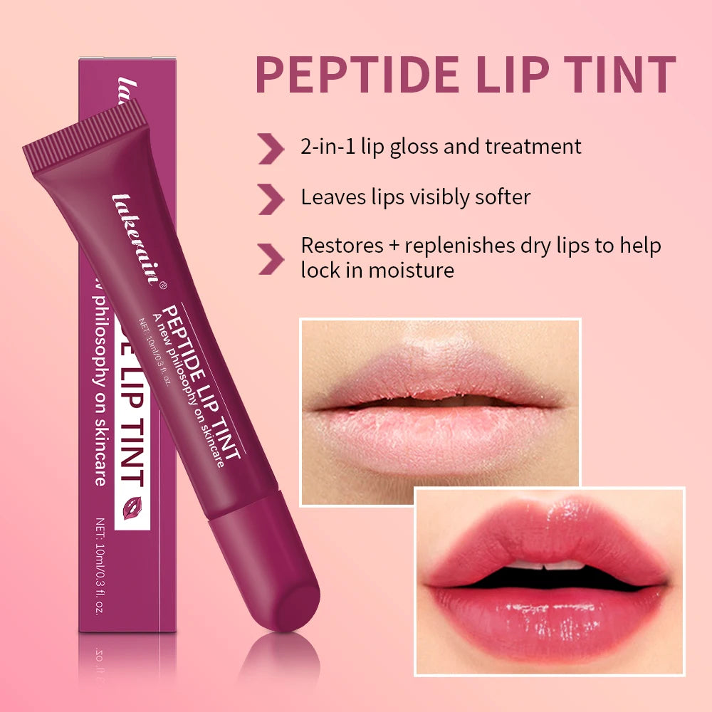 Lakerain Lip Balm Serum Tint Hydrating Non Sticky Fragrance Free