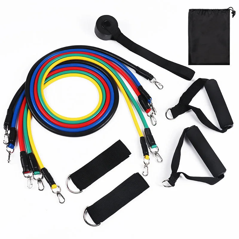 Multifunction Fitness Tension Rope Kit For Stretching And Training