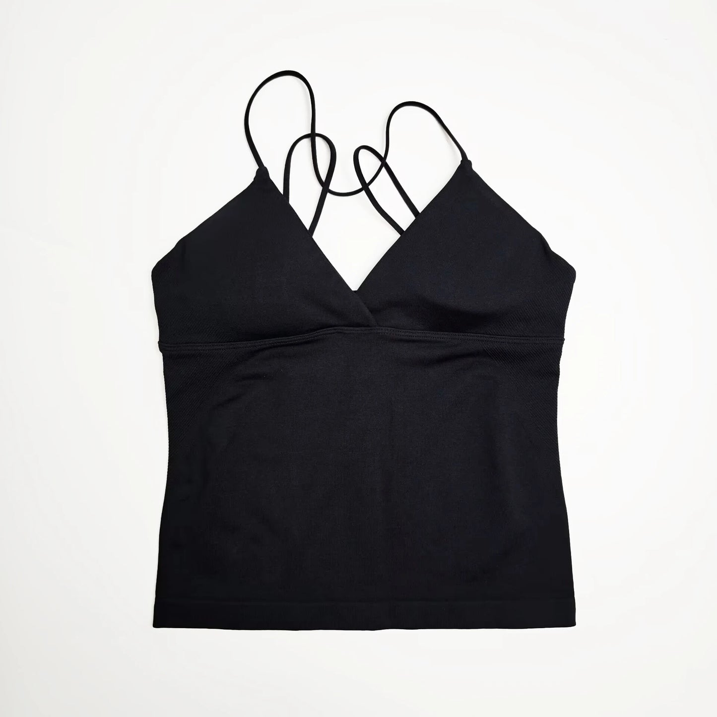 NCLAGEN Vision Twist Front Longline Seamless Yoga Tank Top Women