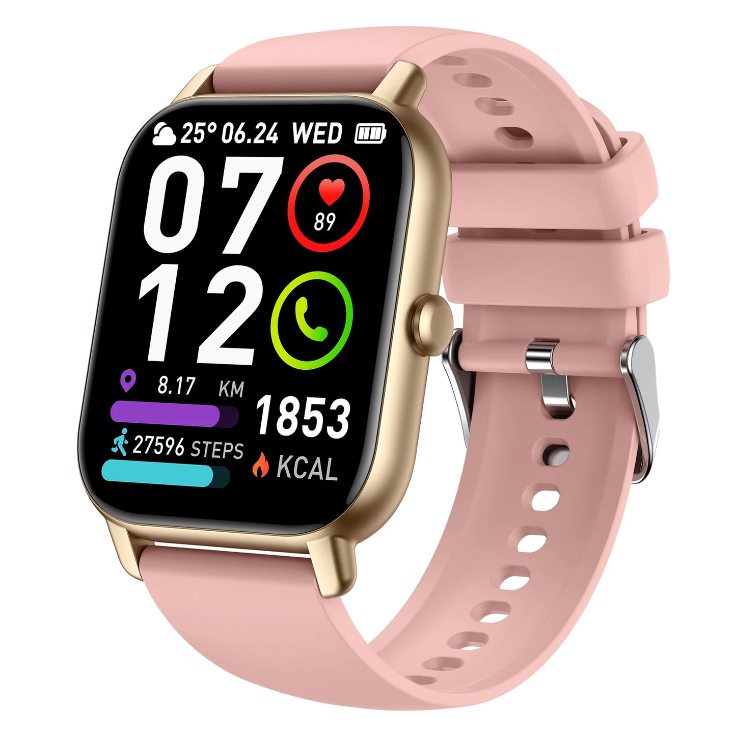 EIGIIS P66D Smartwatch 1.85 Inch TFT Health Monitor IP68 Bluetooth