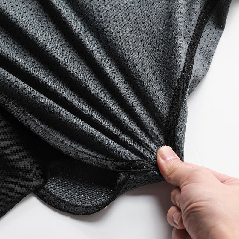 Men Outdoor Basketball Shorts Loose Mesh Quick Dry Breathable