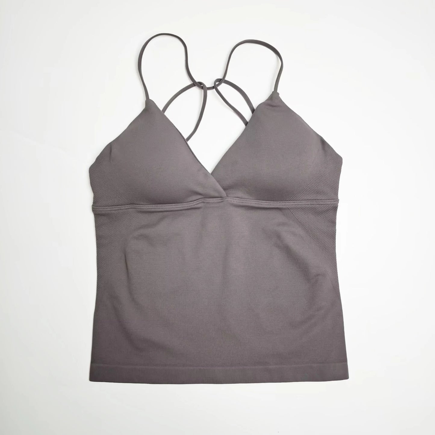 NCLAGEN Vision Twist Front Longline Seamless Yoga Tank Top Women