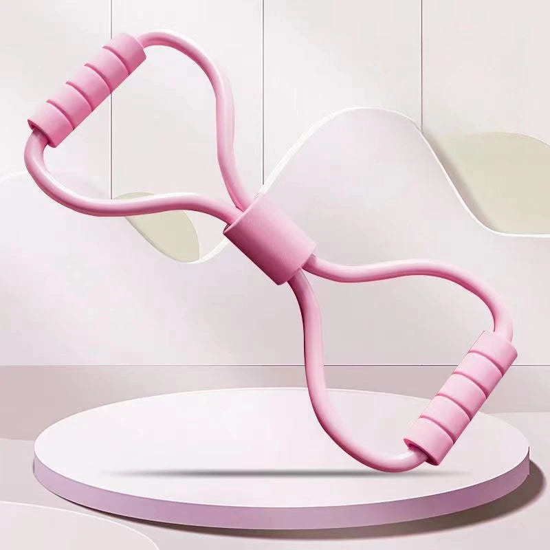 Figure-Eight Resistance Band For Back And Full-Body Stretching
