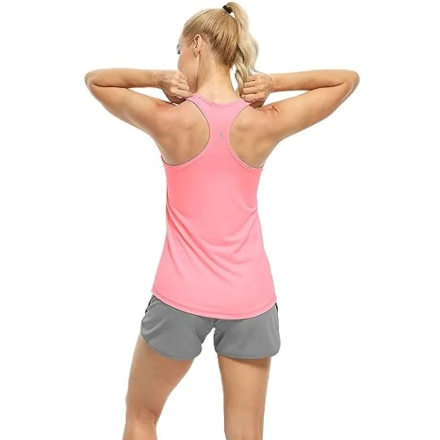 Icyzone Women's Racerback Workout Tank Tops Pack of 3