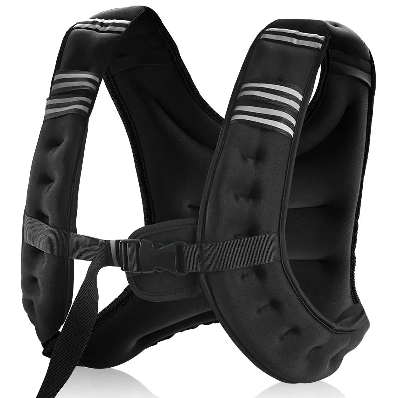 Weight Vest With Reflective Stripe For Running And Strength Training