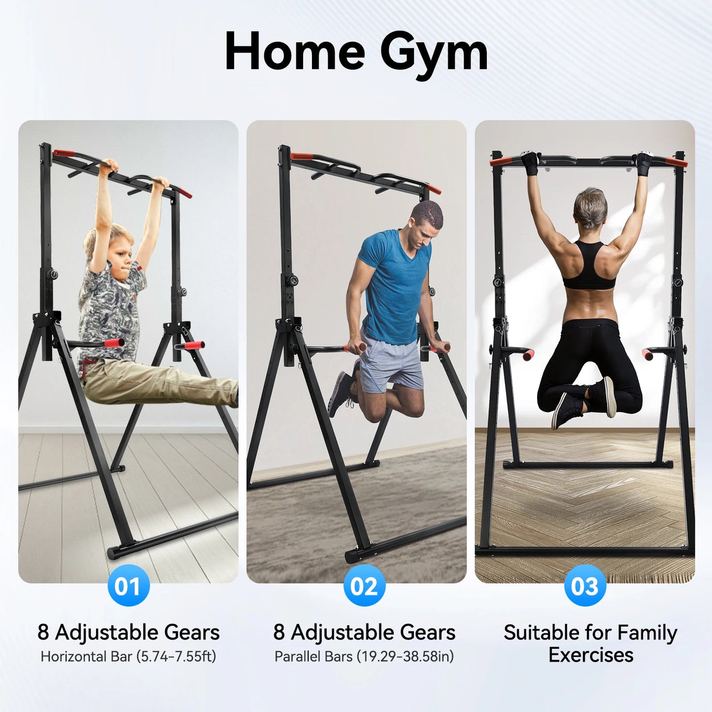 Adjustable Pull Up Bar With 200kg Load Capacity For Gym