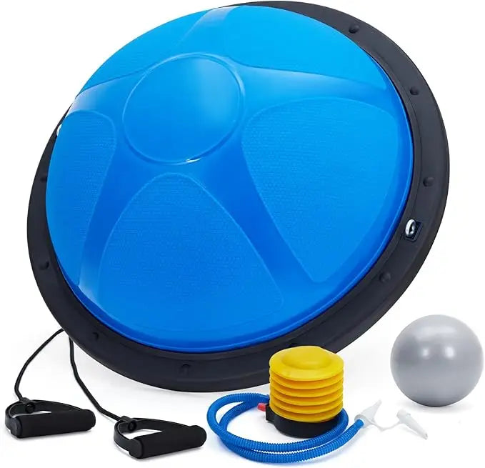 Half Exercise Ball Balance Trainer With Non Slip Base